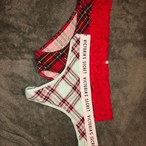 Victoria’s Secret plaid panties Bundle